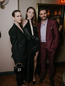 Sarah Paulson, Ella Beatty, and Arian Moayed