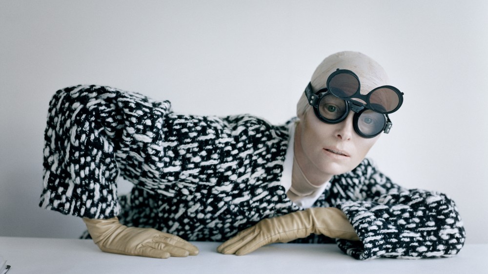 Tilda Swinton photographed by Tim Walker, featured at Eye Filmmuseum in Amsterdam.
