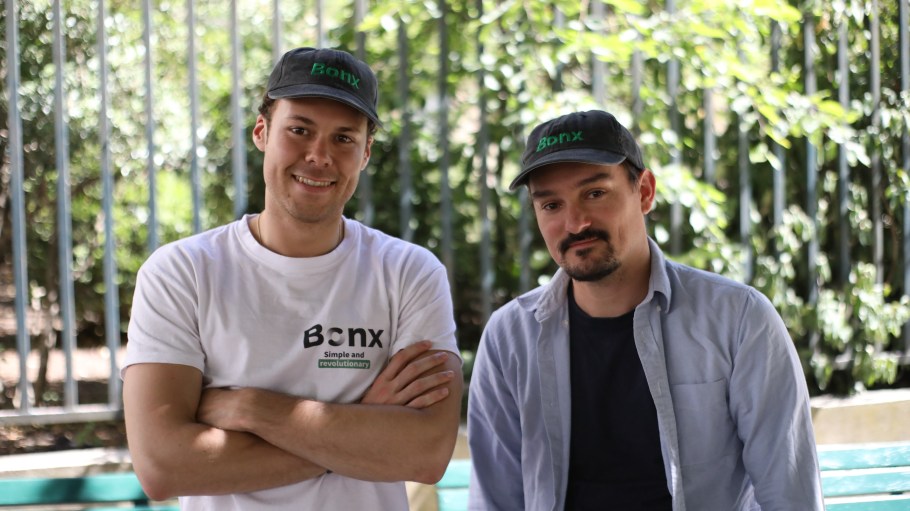 Alexandre Barroux and Remi Beges, co-founders of French startup Bonx.