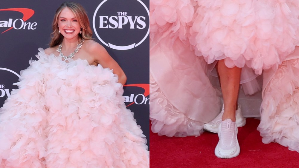 Charli Hawkins wears sneakers at 2025 ESPY Awards in Los Angeles