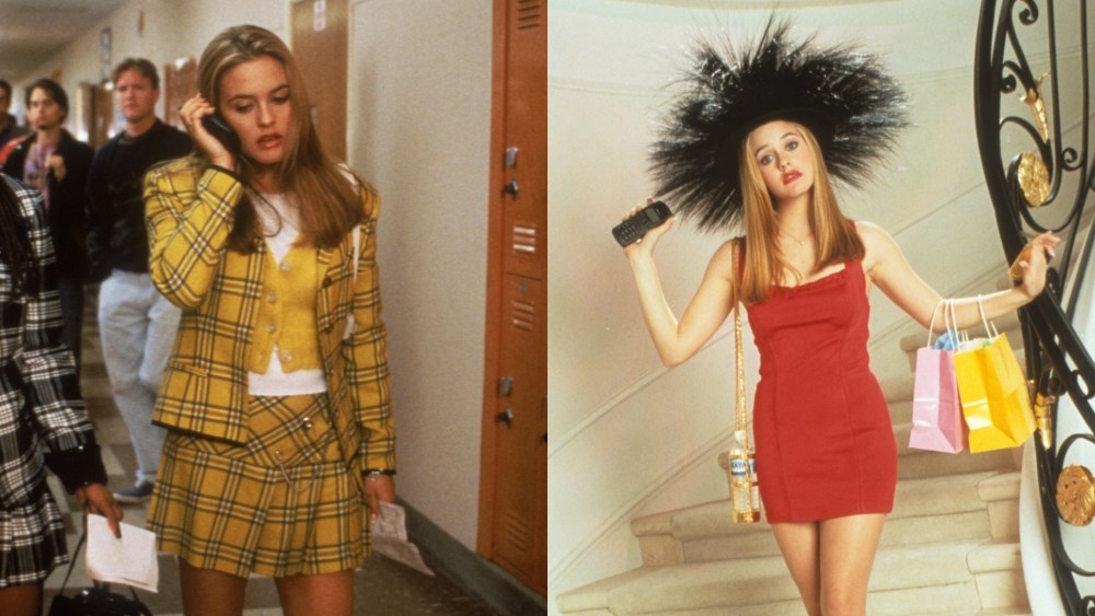 Alicia Silverstone as Cher Horowitz in Amy Heckerling's 1995 film "Clueless," which features costume designing by Mona May.