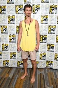 Robert Sheehan at the "Red Sonja" press line at the 2025 Comic-Con International: San Diego held at the San Diego Convention Center on July 24, 2025 in San Diego, California.