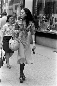 Pedestrians photographed in New York City for WWD's "They Are Wearing" feature. (Photo by Peter Simins/WWD/Penske Media via Getty Images)