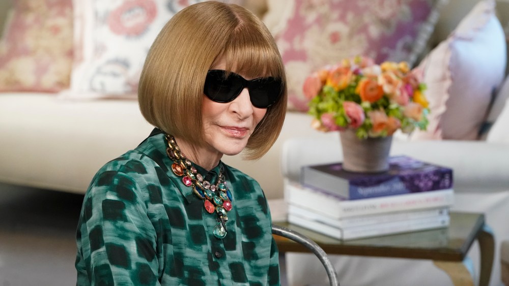 GOOD MORNING AMERICA - 4/28/25 - Michael Strahan interviews Anna Wintour ahead of the Met Gala, this interview will air on Monday, May 5, 2025 on ABC. (ABC/Heidi Gutman) ANNA WINTOUR (Photo by Heidi Gutman/American Broadcasting Companies, Inc. via Getty Images)