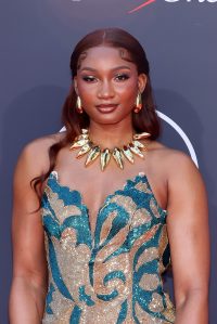HOLLYWOOD, CALIFORNIA - JULY 16: Kiki Iriafen attends the 2025 ESPY Awards at Dolby Theatre on July 16, 2025 in Hollywood, California.  (Photo by Amy Sussman/Getty Images)