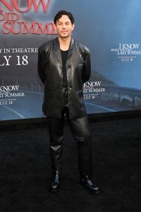 Sam Lansky at the "I Know What You Did Last Summer" Los Angeles Premiere held at The United Theater on Broadway on July 14, 2025 in Los Angeles, California.