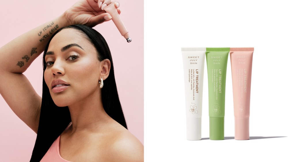 Ayesha Curry's Sweet July Skin launches into lip care with three new treatments.