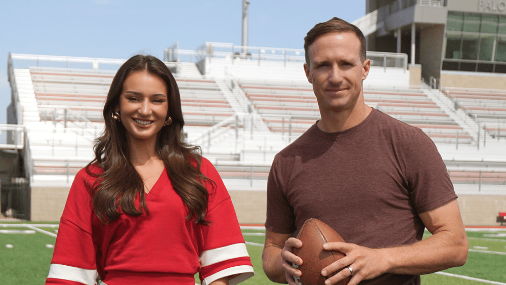 Verizon, Kristin Juszczyk, Drew Brees
