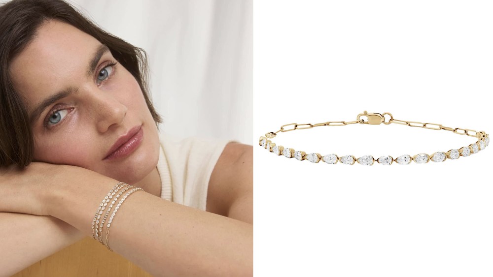 blue nile's new mini half tennis bracelet collection