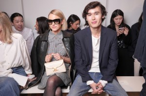 Naomi Watts and Daniel Lozakovich at the Celine Spring 2026 Ready-to-Wear show