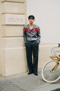 V at the Celine Spring 2026 Ready-to-Wear show