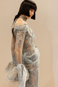 Backstage at Elie Saab Fall 2025 Couture at Paris Couture Fashion Week