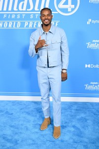 Trevor Jackson at "The Fantastic Four: First Steps" World Premiere held at the Dorothy Chandler Pavilion on July 21, 2025 in Los Angeles, California.