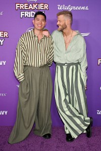 Mark Hoying, Scott Hoying at the "Freakier Friday" Premiere held at El Capitan Theatre on July 22, 2025 in Los Angeles, California.
