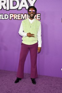 Tetris Kelly at the "Freakier Friday" Premiere held at El Capitan Theatre on July 22, 2025 in Los Angeles, California.
