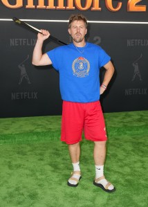 Alex Moffat at the "Happy Gilmore 2" New York Premiere held at Jazz at Lincoln Center on July 21, 2025 in New York, New York.