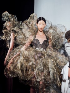 Backstage at Iris Van Herpen Fall 2025 Couture Collection at Paris Couture Week