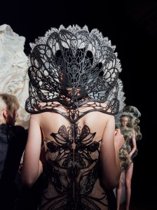 Backstage at Iris Van Herpen Fall 2025 Couture Collection at Paris Couture Week