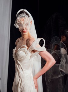 Backstage at Iris Van Herpen Fall 2025 Couture Collection at Paris Couture Week