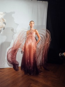Backstage at Iris Van Herpen Fall 2025 Couture Collection at Paris Couture Week