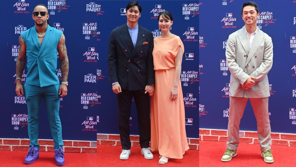 The 2025 MLB All-Star Game red carpet at Truist Park on Tuesday in Atlanta, Georgia.