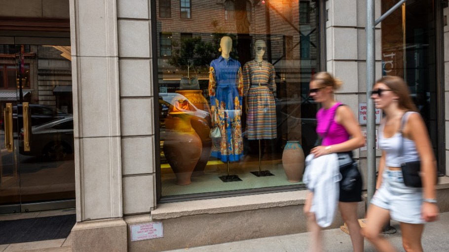 A luxury retail store in Manhattan.