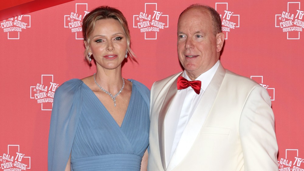 Princess Charlene of Monaco and Prince Albert II of Monaco attend the 76th Red Cross Ball on July 12, 2025, in Monaco.