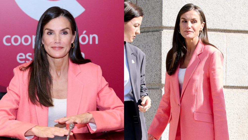 MADRID, SPAIN - JULY 11: Queen Letizia of Spain visits the Spanish Agency for International Development Cooperation (AECID) on July 11, 2025 in Madrid, Spain. (Photo by Carlos Alvarez/Getty Images)