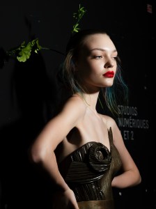 Backstage at RVDK Ronald van der Kemp Fall 2025 Couture at Paris Couture Week
