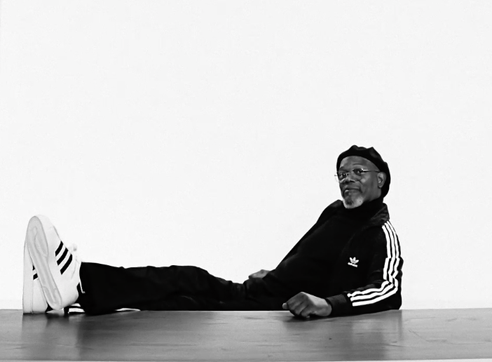 Samuel L. Jackson in adidas Originals Pyramids campaign.