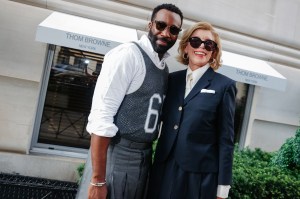 Tramell Tillman and Christine Baranski
