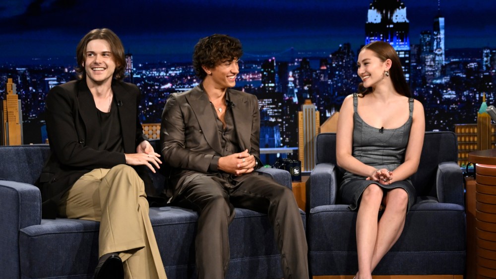 THE TONIGHT SHOW STARRING JIMMY FALLON -- Episode 2157 -- Pictured: (l-r) on Tuesday, July 15, 2025 -- (Photo by: Todd Owyoung/NBC)