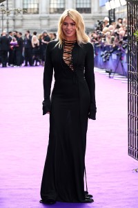 LONDON, ENGLAND - JULY 30: Billie Piper attends the "Wednesday" Season 2, Part 1 premiere at Central Hall, Westminster on July 30, 2025 in London, England. (Photo by Tristan Fewings/Getty Images)