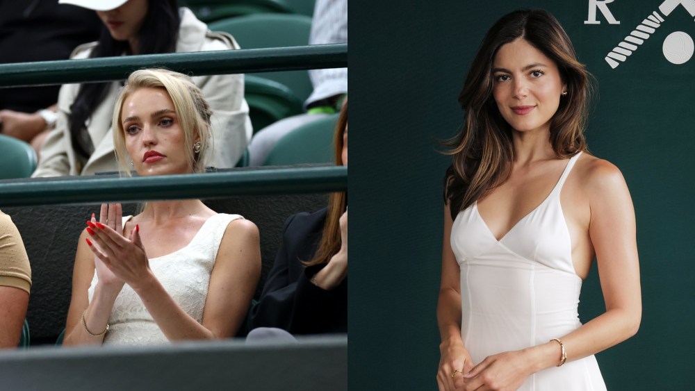 LONDON, ENGLAND - JULY 06: Monica Barbaro, wearing Ralph Lauren, attends the Ralph Lauren suite during The Championships, Wimbledon at All England Lawn Tennis and Croquet Club on July 06, 2025 in London, England. (Photo by Darren Gerrish/WireImage Getty Images for Ralph Lauren)