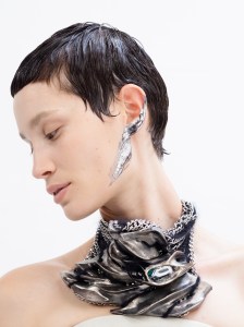 Backstage at Yuima Nakazato Fall 2025 Couture at Paris Couture Fashion Week