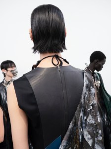 Backstage at Yuima Nakazato Fall 2025 Couture at Paris Couture Fashion Week