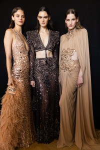 Backstage at Zuhair Murad Fall 2025 Couture at Couture Fashion Week
