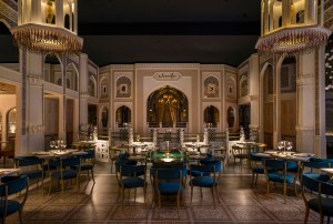 Inside the dining room at Musaafer