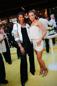 Chanel Iman and Olivia Ponton