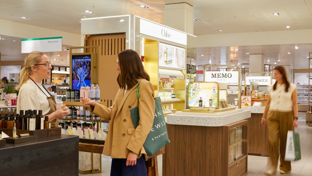 The new John Lewis beauty hall in Liverpool.