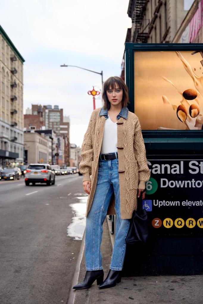 Model in a fall look from City Blues