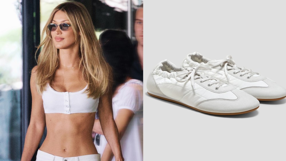 Bella Hadid in Los Angeles wearing Vivaia