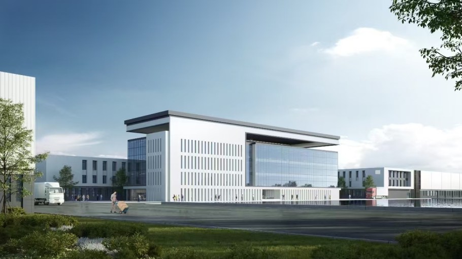 A rendering of Panther Denim's new factory in Cambodia.