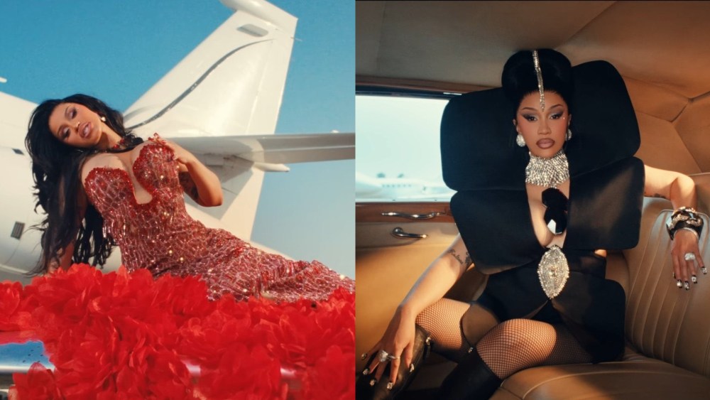 Cardi B in the 'Imaginary Playerz' music video.