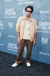 Kareem Rahma at the Columbia Pictures "Caught Stealing" New York Premiere held at Regal Union Square on August 26, 2025 in New York, New York.