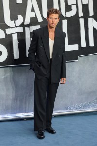 LONDON, ENGLAND - AUGUST 19: Austin Butler attends the "Caught Stealing" UK Gala Screening at Odeon Luxe Leicester Square on August 19, 2025 in London, England. (Photo by Lia Toby/Getty Images)