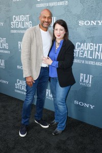 Keegan-Michael Key, Elle Key at the Columbia Pictures "Caught Stealing" New York Premiere held at Regal Union Square on August 26, 2025 in New York, New York.