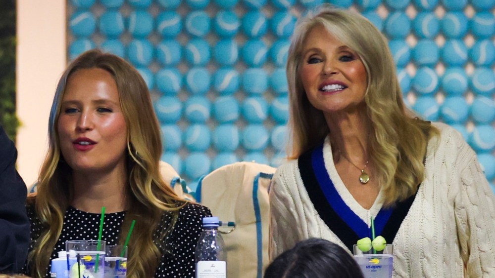 Christie Brinkley and daughter Sailor Brinkley Cook at the 2025 U.S. Open in New York City.