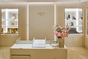 Inside the spa in the new Dior 57th St. store in New York.