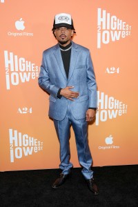 Chance The Rapper at A24's "Highest 2 Lowest" New York Premiere held at the Brooklyn Academy of Music Harvey Theater on August 11, 2025 in Brooklyn, New York.